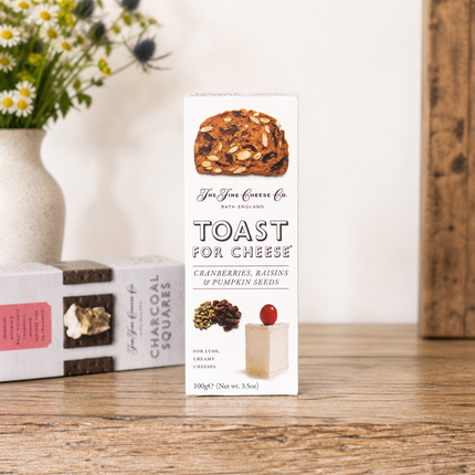 The Fine Cheese Co. Toast for Cheese – Cranberry, Raisins and Pumpkin seeds