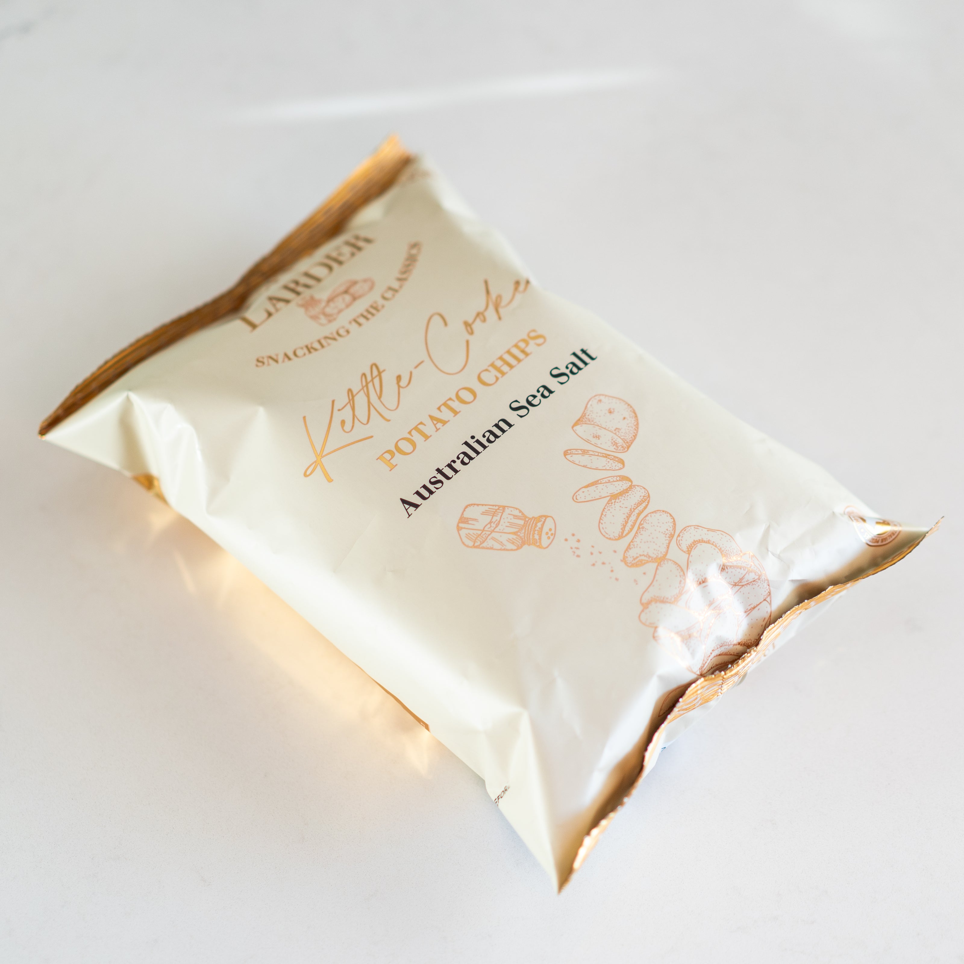 Kettle-cooked Potato Chips, 125g