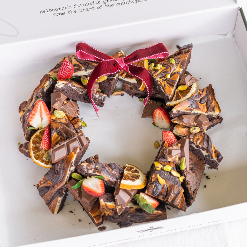 The Brownie and Chocolate Festive Wreath
