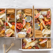 Cheese, figs, and crackers