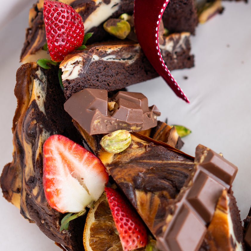 The Brownie and Chocolate Festive Wreath