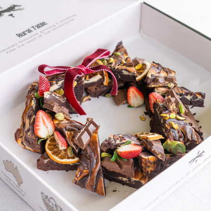 The Brownie and Chocolate Festive Wreath