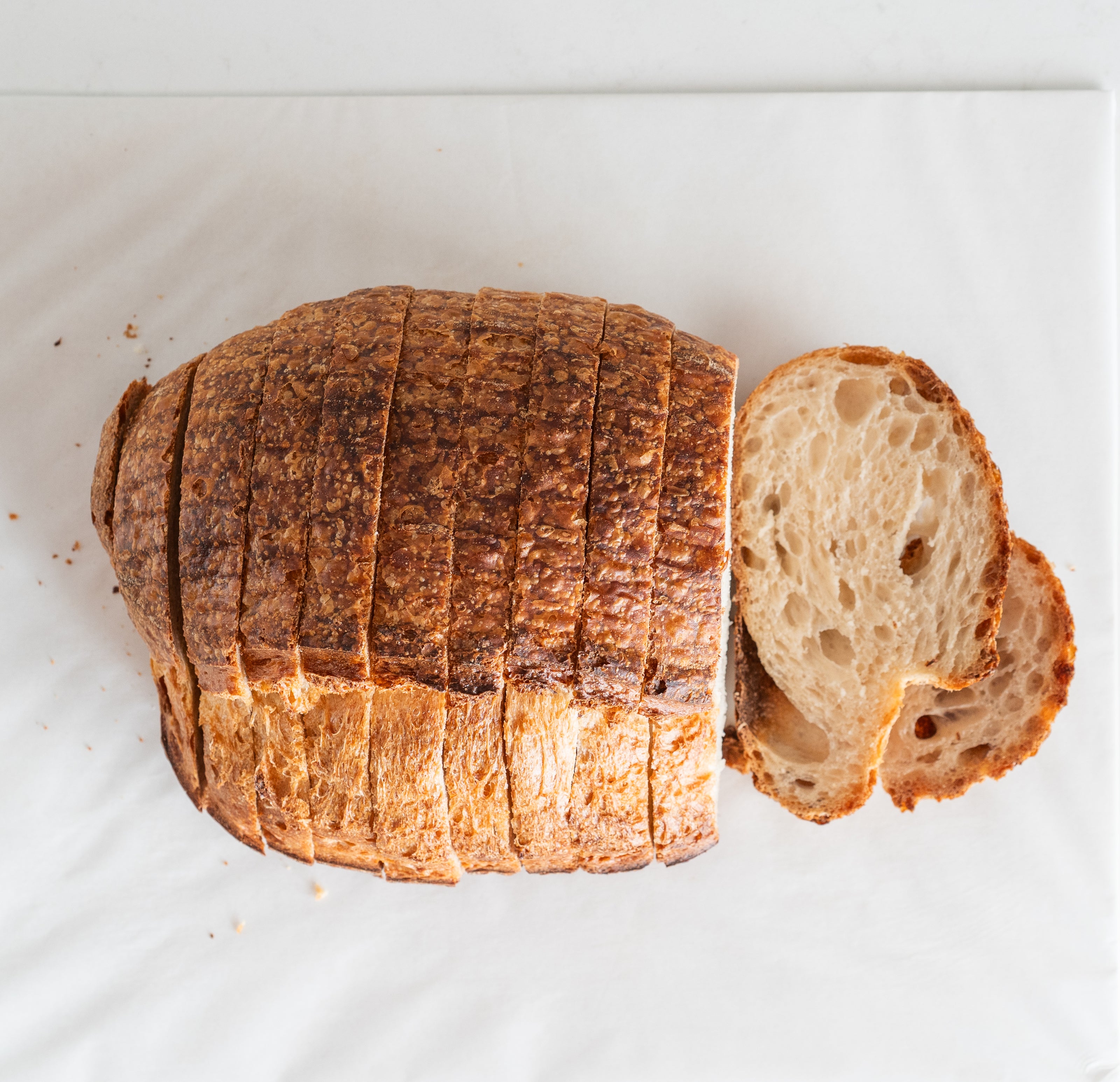 Sliced Loaf of bread