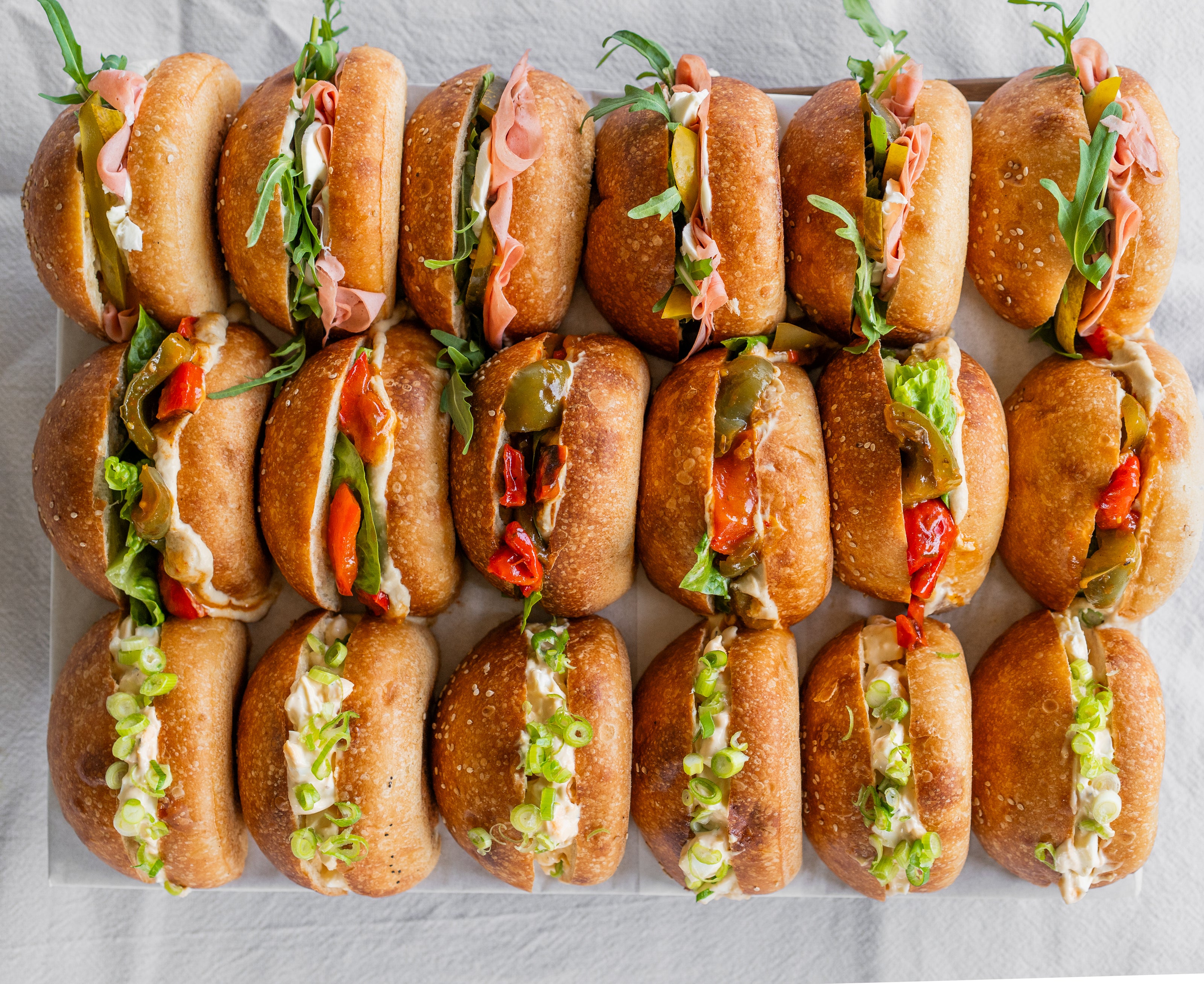 Demi Brioche Sandwich Platter x18 image 0