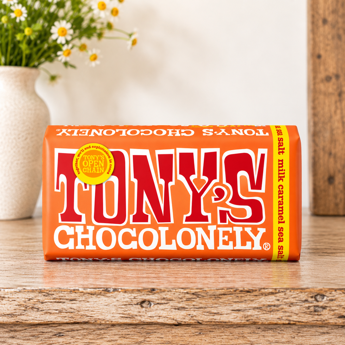 Tony's Chocolonely - milk caramel sea salt